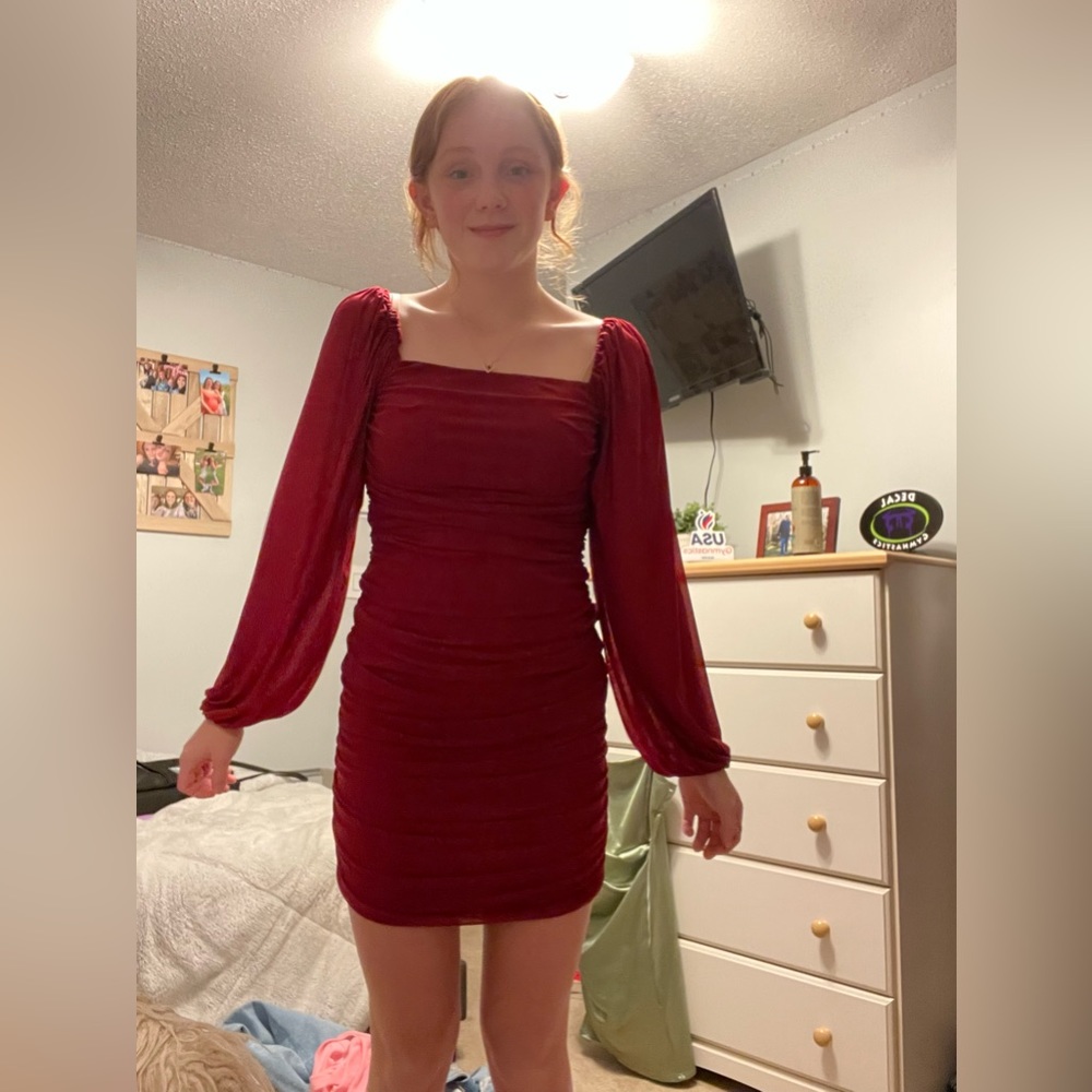 Super cute Amazon reddish dress size small